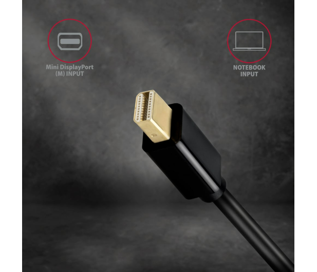 Axagon RVDM-HI14N Mini DisplayPort - HDMI adapter, 4K/30Hz - 1485477 - zdjęcie 3